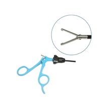 ﻿Barışhan Medikal Laparoskopik Reusable Allis Kavrayıcı Doku Forsepsi 5 x 330 MM 20 MM Mavi