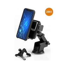 Joyhub 2& 39 Si 1 Arada Araç Montajlı Kontrol Paneli Hava Firar Araba Cep Telefonu Tutacağı Otomatik Kilit 360 Döndürme Siyah Yok Havalandırma