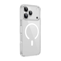 Apple İphone 17 Pro Kılıf Pc Real Magsafe Kapak - Şeffaf