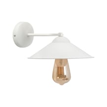 Dylight Retro Metal Dekoratif Beyaz Duvar Aplik Beyaz