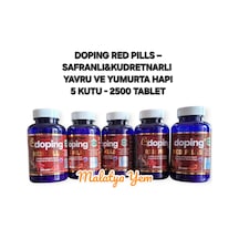 Doping Red Pills 5 Kutu 2500 Tablet - Safranlı - Kudret Narlı Yumurta Ve Yavru Hapı