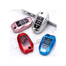 Peugeot Uyumlu 308 Süperlüx Parlak Anahtar Kılıfı