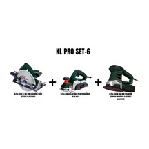 Klpro KLDAT18501 Set-6 1350W 185 MM Elektrikli Daire Testere + 850W Planya Makinesi + 450W 150 MM Eksantrik Zımpara Makinesi Klpro KLDAT18501 Set-6 1350W 185 MM Elektrikli Daire Testere + 850W Planya Makinesi + 450W 150 MM Eksantrik Zımpara Makinesi