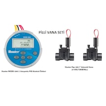 Hunter Node-200 2 İstasyonlu Pilli Kontrol Ünitesi Pgv100 Vana