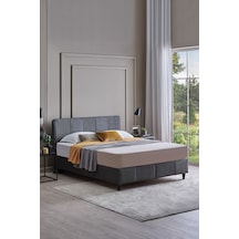 Wool Sense Baza - Başlık Set - Koyu Gri 140x190