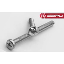Ebru Yuvarlak Yıldız Başlı Ysb Civata M6x50 - 100 Adet