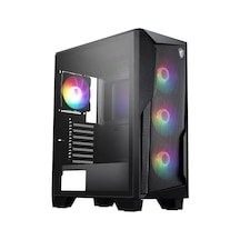 Msı Mag Forge 130a Aırflow Mid Tower Atx Gaming Case 120 Mm Auto Rgb Fan X4