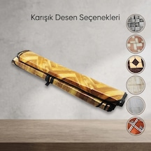 Zemin Koruyucu Soba Muşambası - 100x115 Cm - Biyeli Kenar Renkli