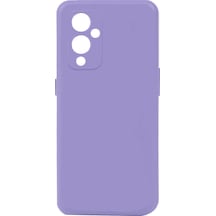 Noktaks - One Plus 9 Uyumlu - Kılıf Mat Soft Esnek Biye Silikon - T26489 - Lila Lila