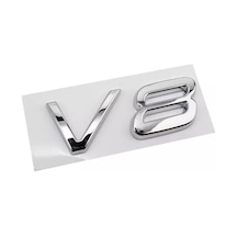 V8 Krom Bagaj Yazısı 3m 3d Abs Volvo Xc90
