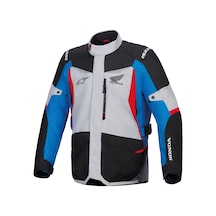 Alpinestars Honda St-1 Wp Korumalı Motosiklet Montu Gri Siyah Mavi