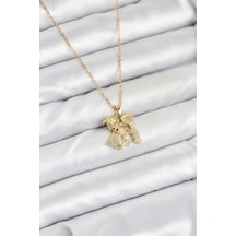 Mey İthalat 316l Çelik Zincir Gold Renk Erkek Kız Model Kadın Kolye Çok renkli