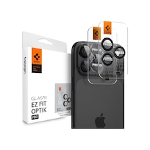 Apple Uyumlu iPhone 17 Pro/pro Max / 16 Pro/16 Pro Max / 15 Pro/15 Pro Max İle Uyumlu Kamera Lens Koruyucu Cam Kolay Kurulum Glas.tr Ez Fit Optik Pro 2 Adet Zero One Edition - Agl06159 Diğer