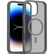 Joko İphone Uyumlu 16 Pro Kılıf Jota Seri Magsafe Kapak Gri