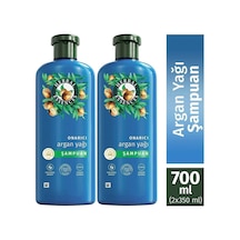 Vegan Şampuan Onarıcı Argan Yağı 350ml X 2 Adet Tüm Saç Tipleri