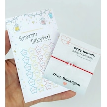 5 Adet Ramazan Oruç Bilekliği - Ramazan Takvimi - Jelatinli - Ram Çok Renkli