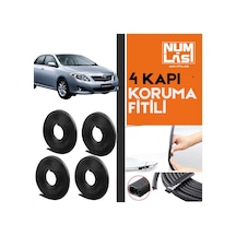 Toyota Corolla 2007-2013 4 Kapı Koruma Fitili Siyah Renk Numlas-a Kalite-nm2406