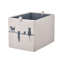 Ikea Barndröm Çocuk Depolama Kutusu 37 X 26 X 26 Cm Gri