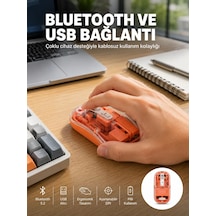 Kablosuz Bluetooth Mouse Şık Ve Sessiz Ofis Tasarımı Yeni Nesil Mh-hs7591-0772
