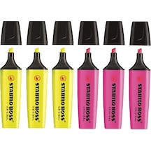 Stabilo Boss Orginal Forfoslu Kalem Set 6 Adet Çok Renkli