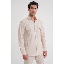 Efor G 1597 Gömlek Comfort Bej Bej