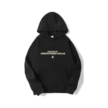 Brz Collection Unisex Oversize Directed By Christoper Nolan Hoodie Siyah