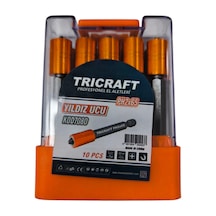 Mıknatıslı Uçlu Bits Uç Yıldız Matkap Ucu Ph2x65 10 Adet