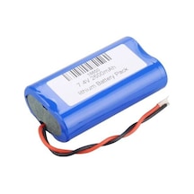 7.4V 2600 Mah li-Ion Pcbli 18650 Şarjlı Pil