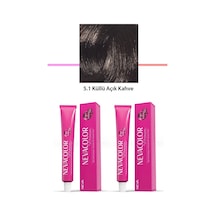 2 Li Set Premium 5.1 Küllü Açık Kahve - Kalıcı Saç Boyası 2 X 50 G Tüp