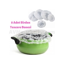 Tencere Bonesi Tabak Bonesi 8 Li Lastikli Streç Gıda Koruyucu