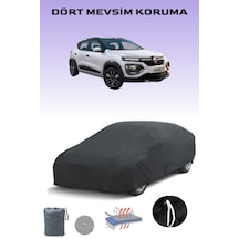 Siyah, Renault Kwıd 2015 - 2021, Araba Brandası, Oto Örtüsü, Araba Çadırı Siyah