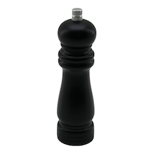 Siyah Ahşap Küçük Çap: 4.5cm - Uzunluk: 15.5cm Tuz - Baharat Öğütücü 5705