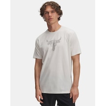 Under Armour Ua Project Rock Brahma Bull Kısa Kollu T-shirt-31727 Ekru-siyah