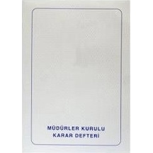 Müdürler Kurulu Defteri 40 Yp Numaralı