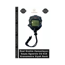 Özel Üretim Zamanlayıcı Sayaç Egzersiz Cg-515 Kronometre Siyah Renk