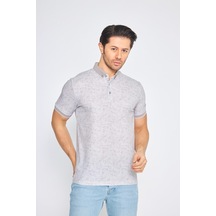 Hscstore Erkek Polo Yakalı Toprak Rengi Tişört - 241043-toprak