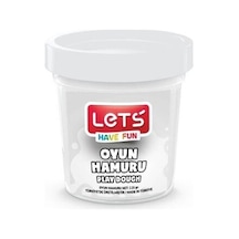 Let's Tek Renk Oyun Hamuru Beyaz 115 Gr