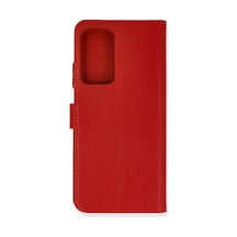 Xiaomi Mi 10t Uyumlu Trend S Plus Kapaklı Kılıf - Kırmızı