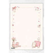 A4 Bloknot Noktalı Defter - 50 Yaprak - Memopad - Notepad - Not Defteri - Not Kağıdı Çok Renkli Çok Renkli