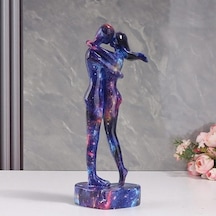 Lijinxu Öpüşen Çift Heykelcik Çift Heykeli Masa Centerpiece