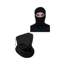 E-taktik Siyah Kar Maskesi Ve Termal İpli Boyunluk Seti - 609833312