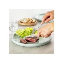K27321 Colorfood Soyma Bıçağı 8 Cm Dişli Alman Paslanmaz Çelik Çok Yönlü Korozyona Dayanıklı Ergonomik Güvenli Sarı
