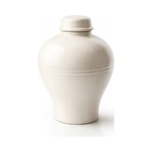 Terra Cotta Dekoratif Vazo Büyük Boy Toprak Vazo Beyaz Modern Salon Sehpa Masa Üstü Ev Dekoru 38 Cm Beyaz Beyaz