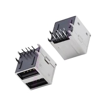 Ic-265e Usb İkili 2.0 Şase A Tip Dişi 90 Siyah