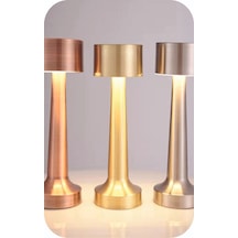 MASA LAMBASI ŞARJLI-DİMLENEBİLİR 3 FONKSİYON GOLD HS-8110G