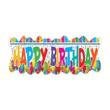 Multıcolour happy bırthday banner pk:1