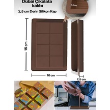 Viatom Dubai Çikolatası Kalıbı - Kahverengi