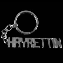 Hayrettin - 6 - - Spt-gld - İsimli Anahtarlık Çok Renkli