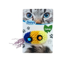 Jooys Catnip'li Kadife Renkli Saçak'lı Kedi Topu