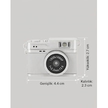 Mini Retro Dijital Fotoğraf Makinesi 1080p Full Hd - Dahili 128 Gb Hafızalı Vintage Video Kamera